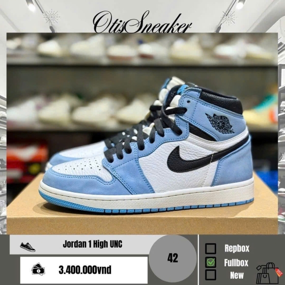 Nike Jordan 1 High UNC 