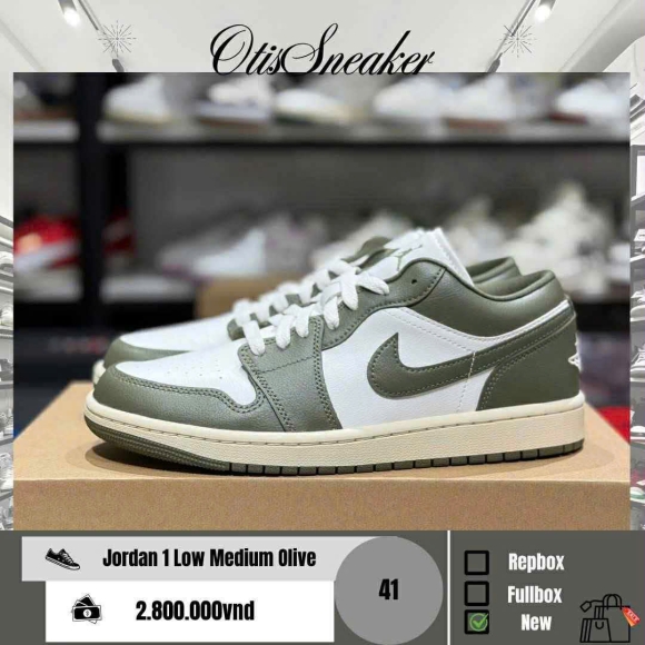Nike Jordan 1 Low Medium Olive