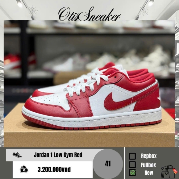 Jordan 1 Low Gym Red