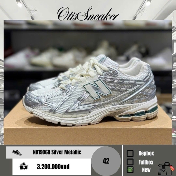 New Balance 1906R Silver Metallic